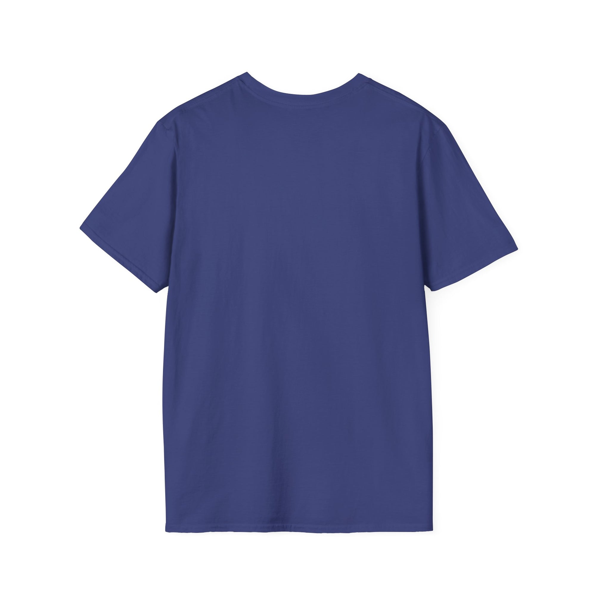 back of a blue shirt
