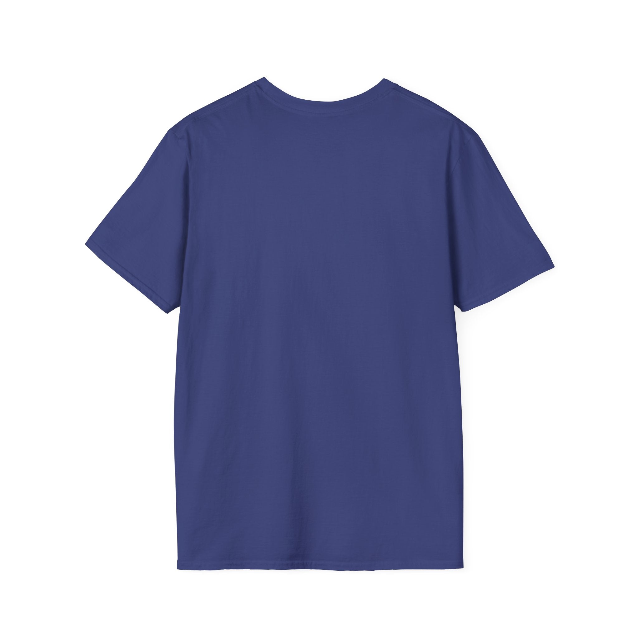 back of a blue shirt