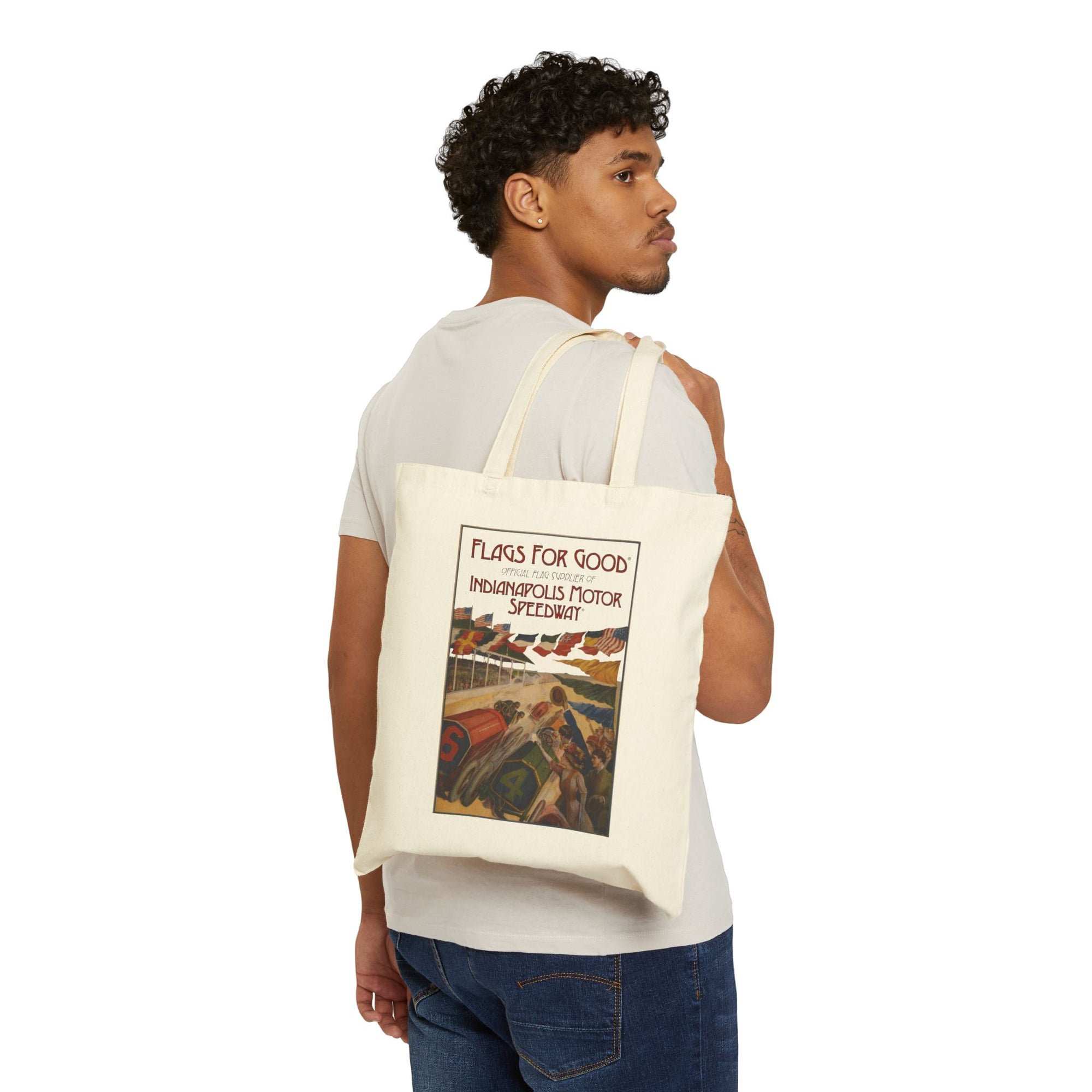 Vintage IMS Racing Poster Canvas Tote Bag | IMS X FFG