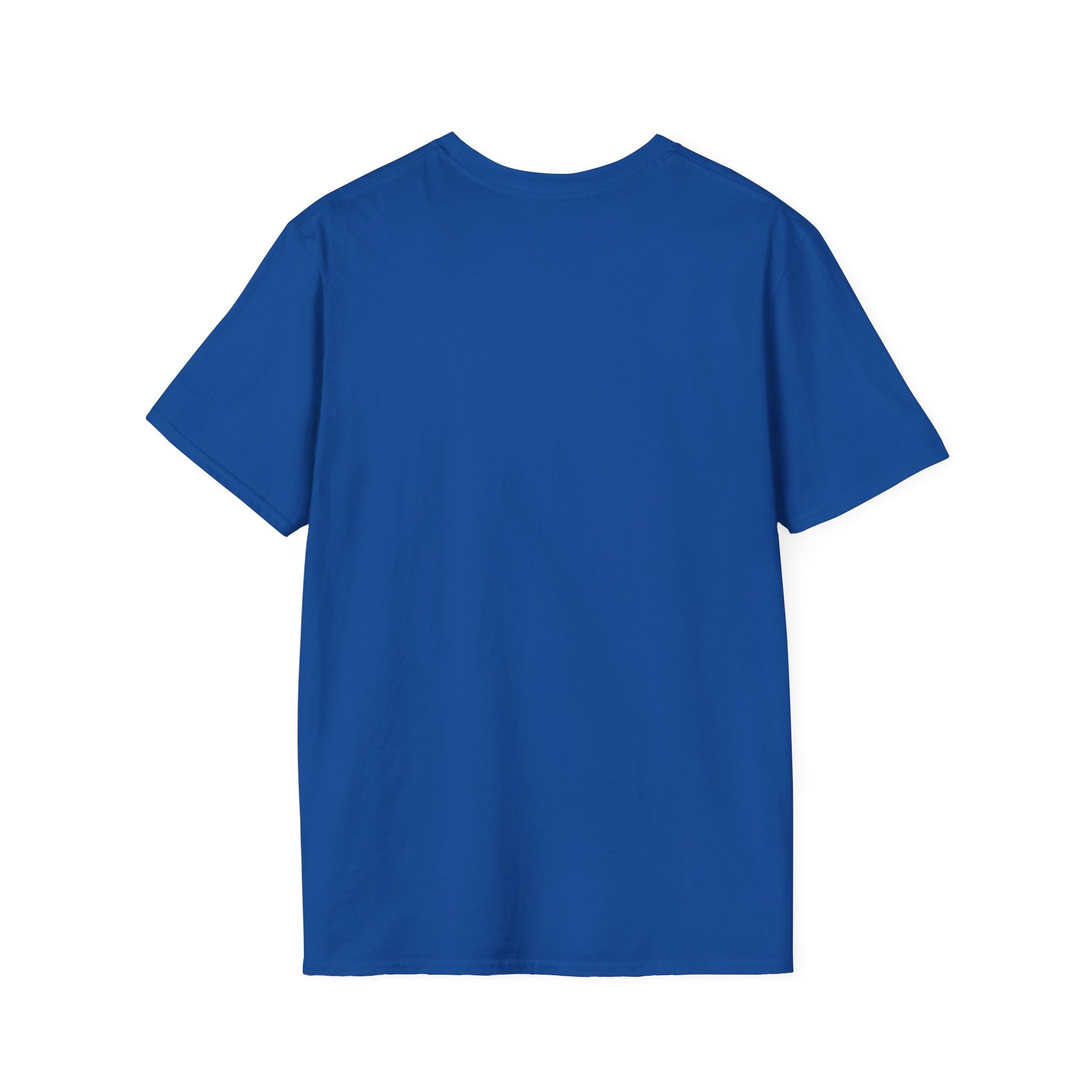 back of a blue shirt