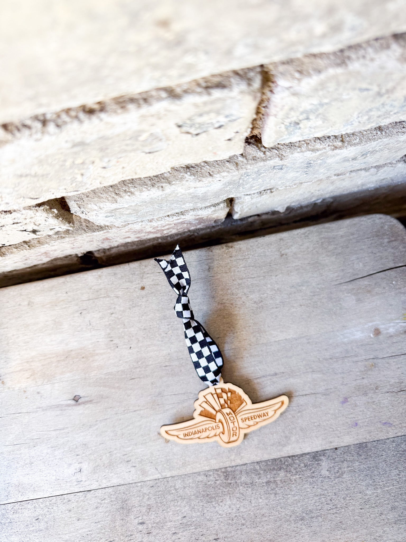 IMS Wings & Wheel Logo Wood Ornament