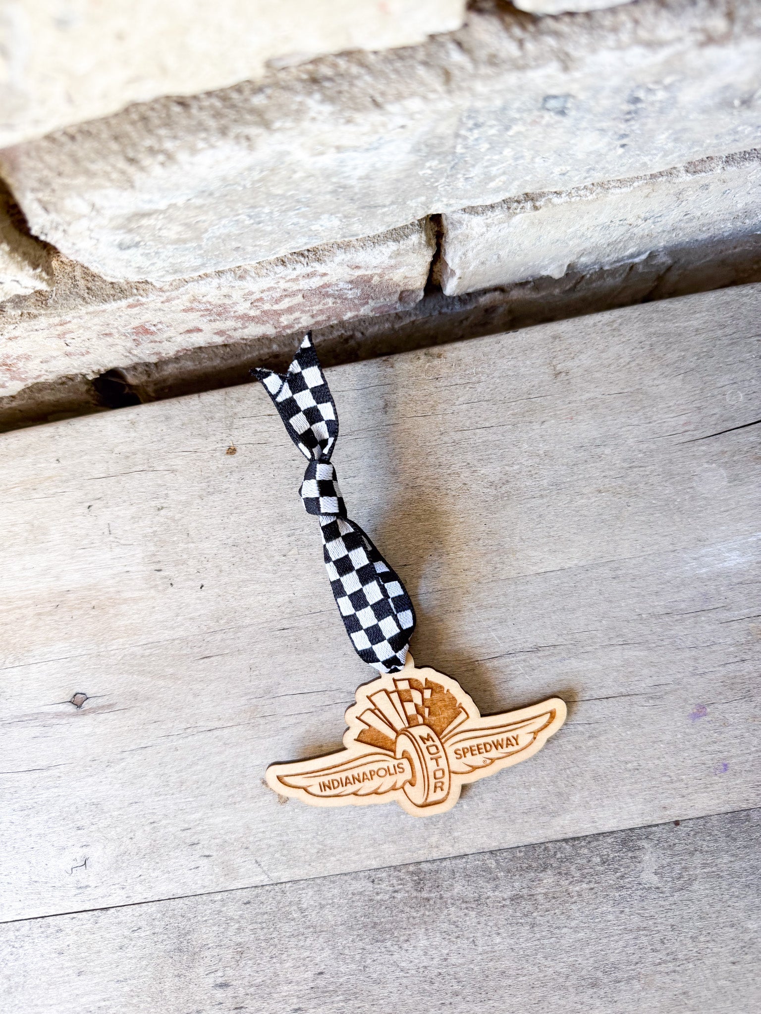 IMS Wings & Wheel Logo Wood Ornament