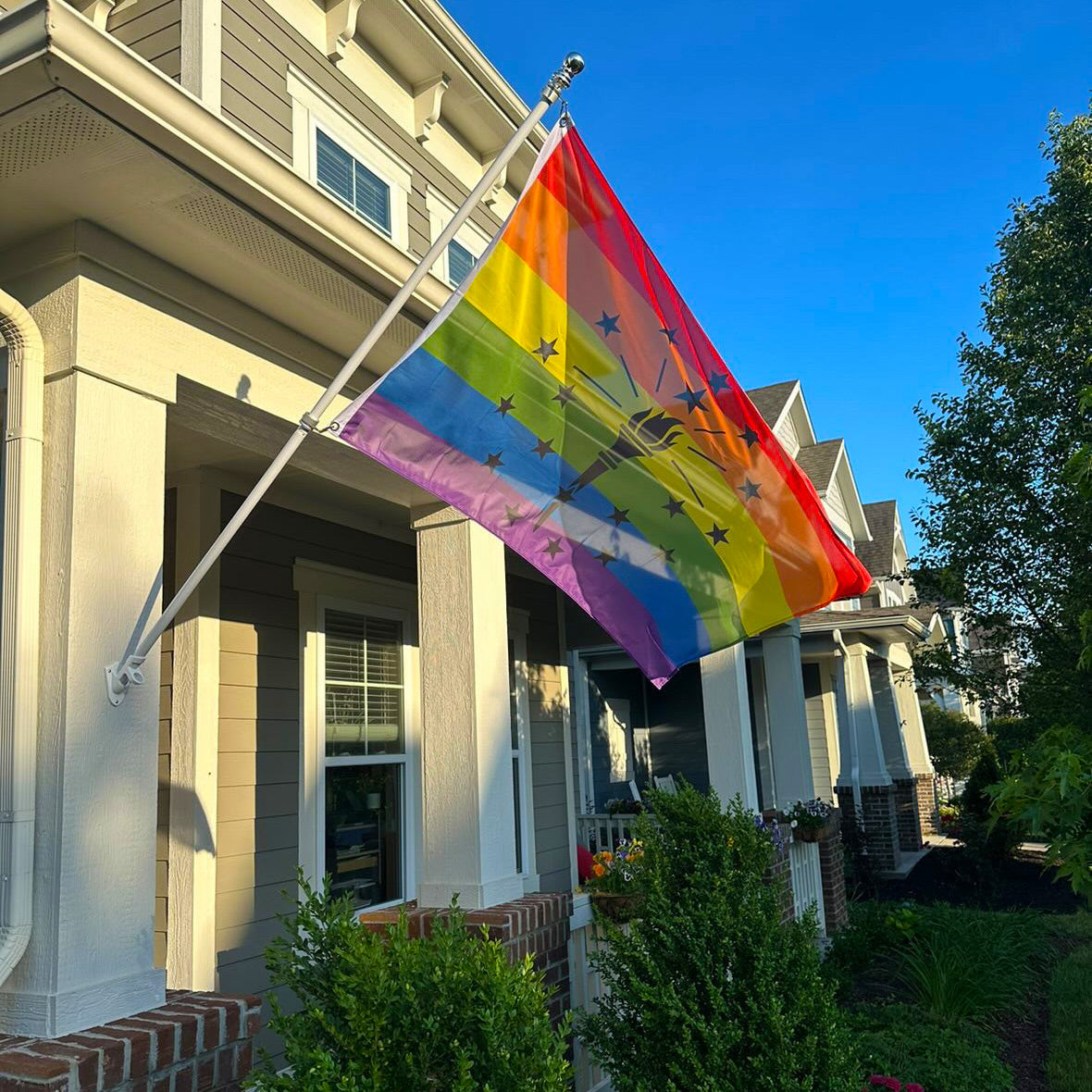 Indiana LGBTQ+ Pride Flag