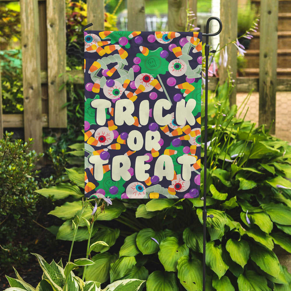 Trick or Treat Garden Flag