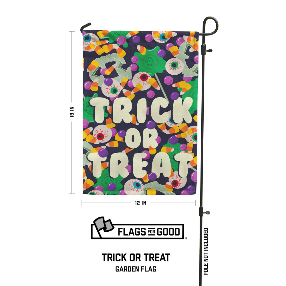 Trick or Treat Garden Flag