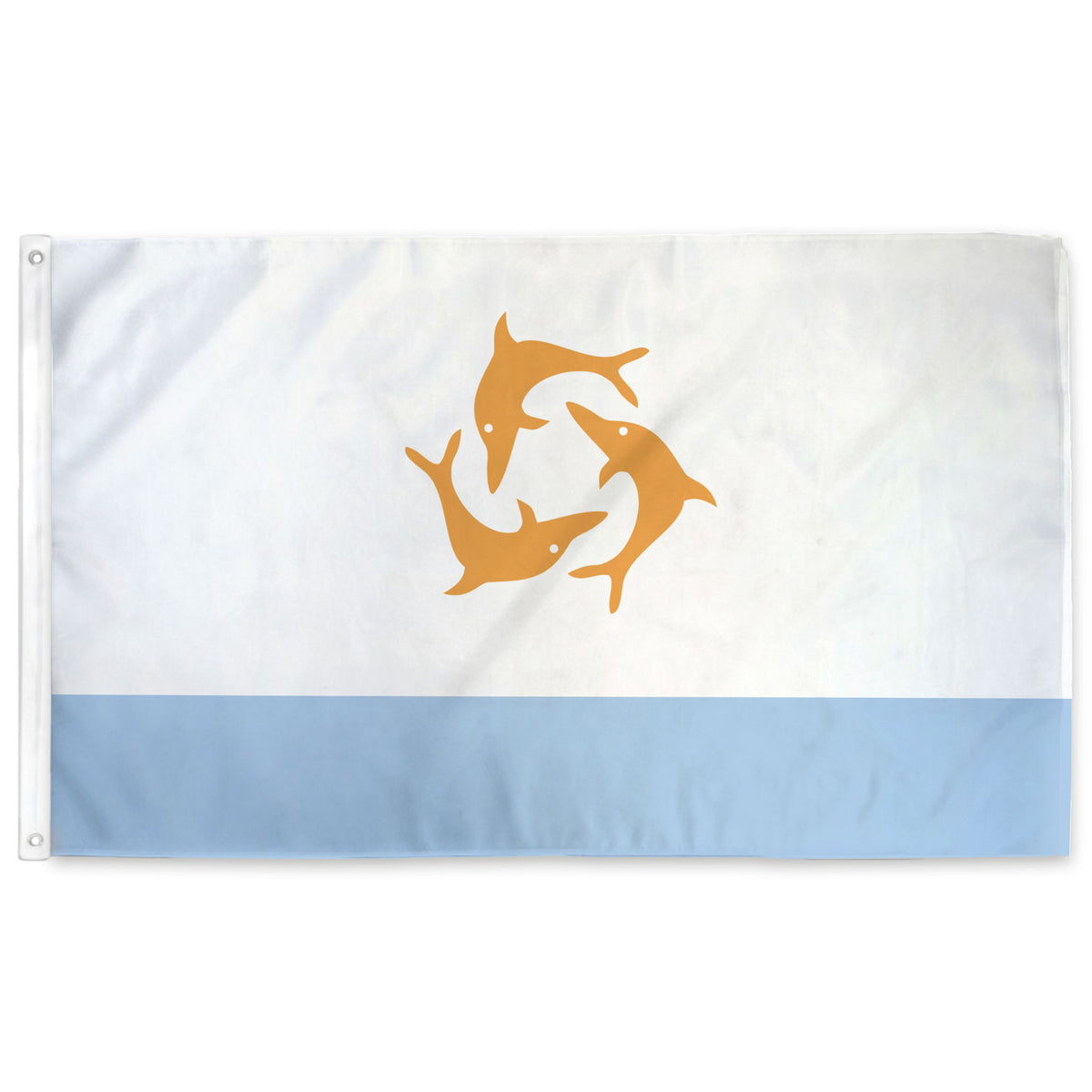 Anguilla Three Dolphins Flag 🐬
