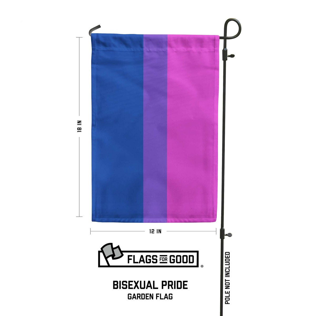 Bisexual Pride Garden Flag