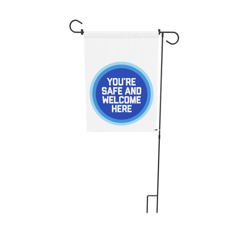 You're Safe And Welcome Here Garden Flag 3D model