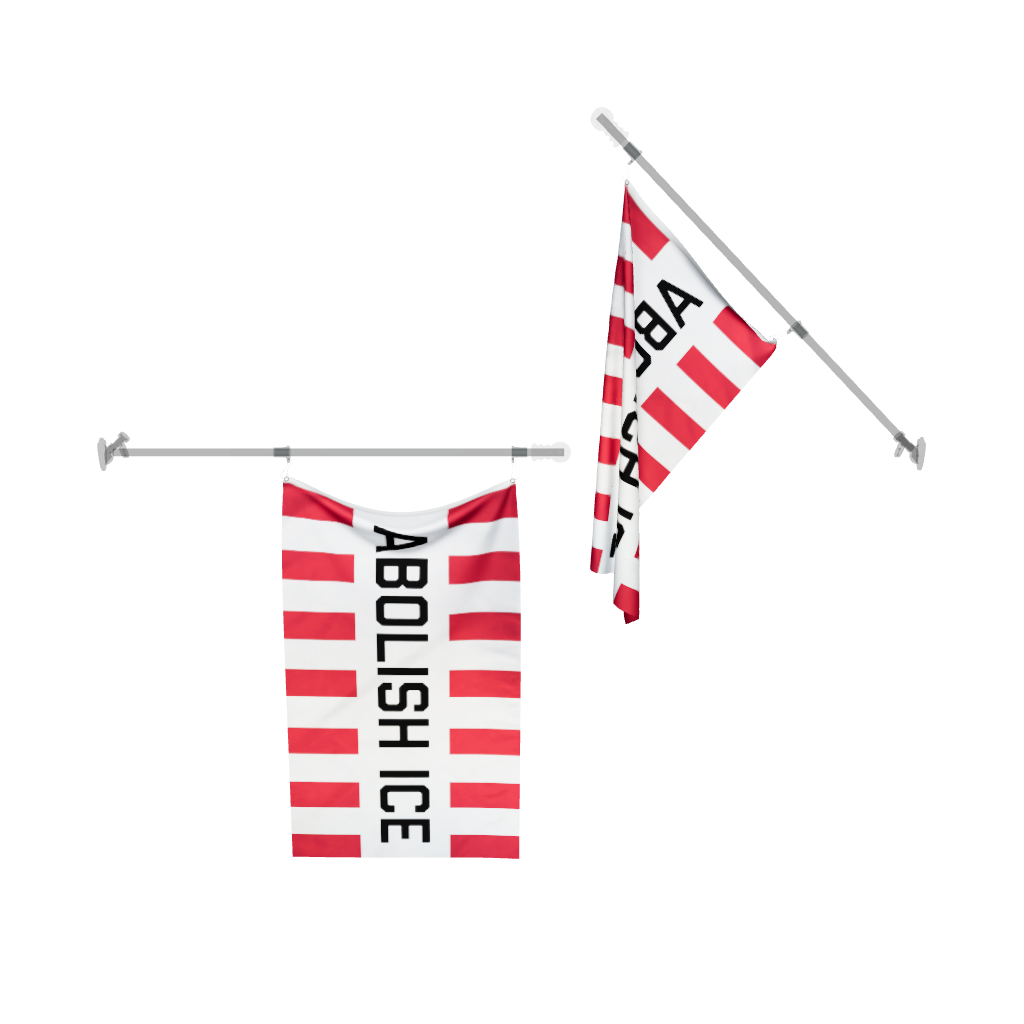 Abolish ICE Flag 3D Model
