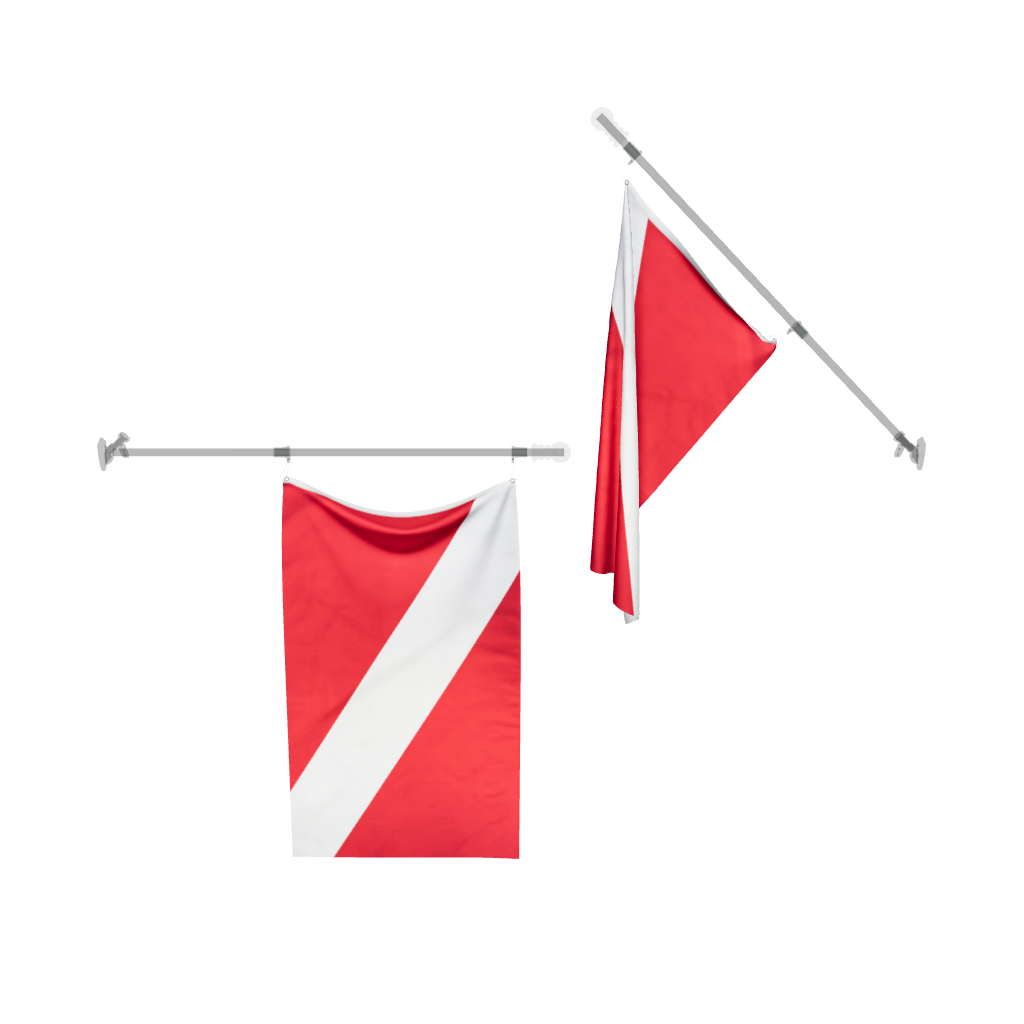 SCUBA Flag 3D Model