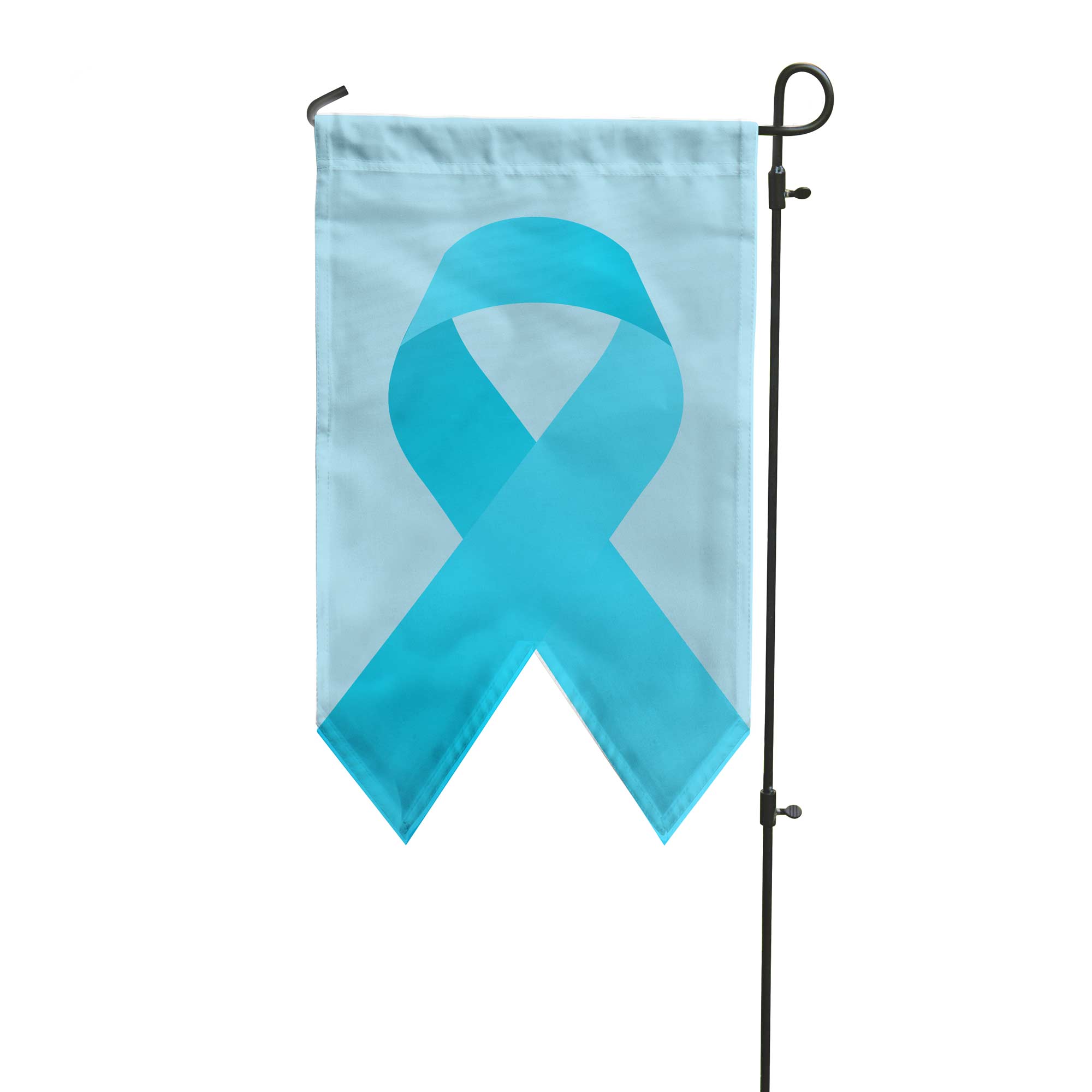 Prostate Cancer Ribbon Garden Flag