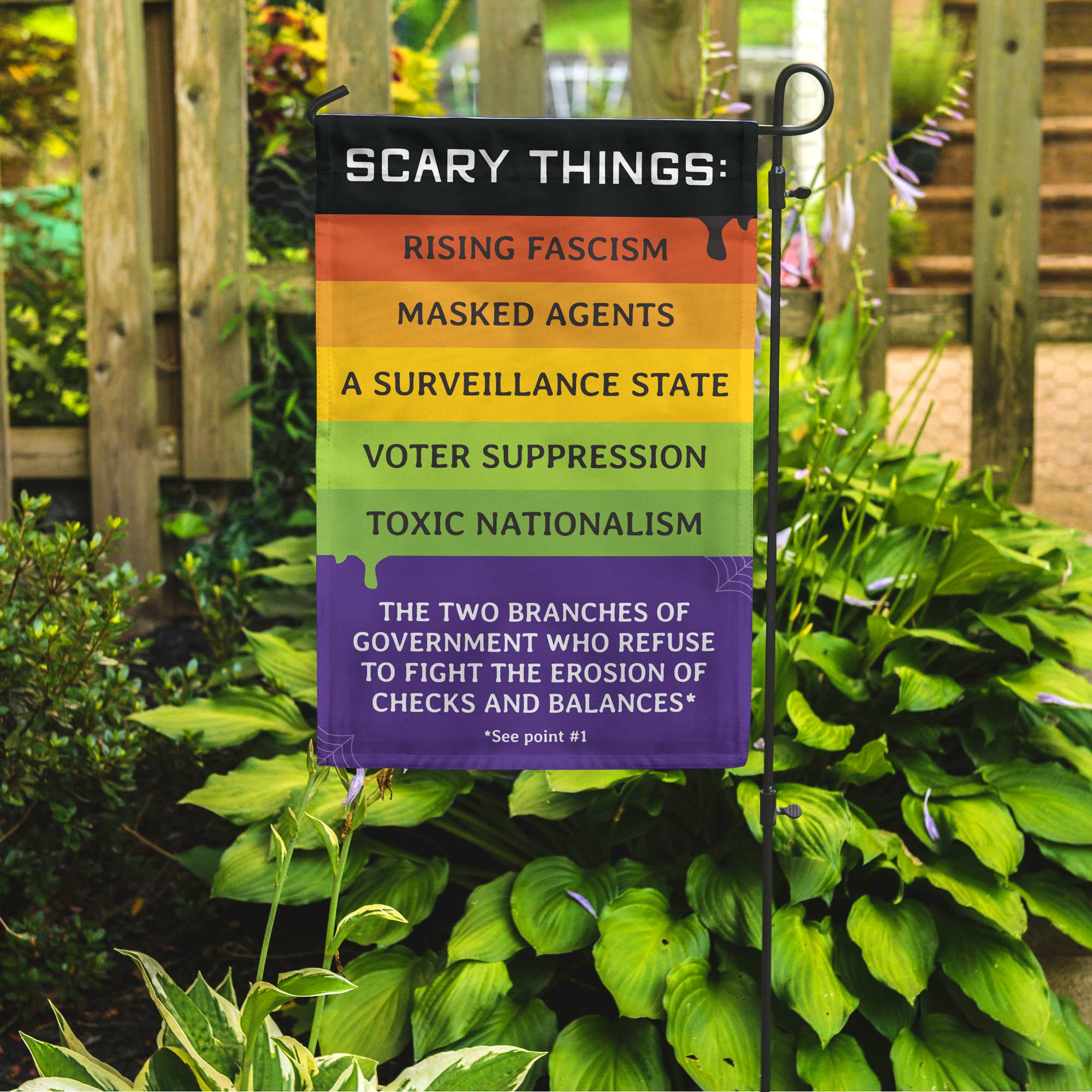 2026 "Scary Things" Garden Flag
