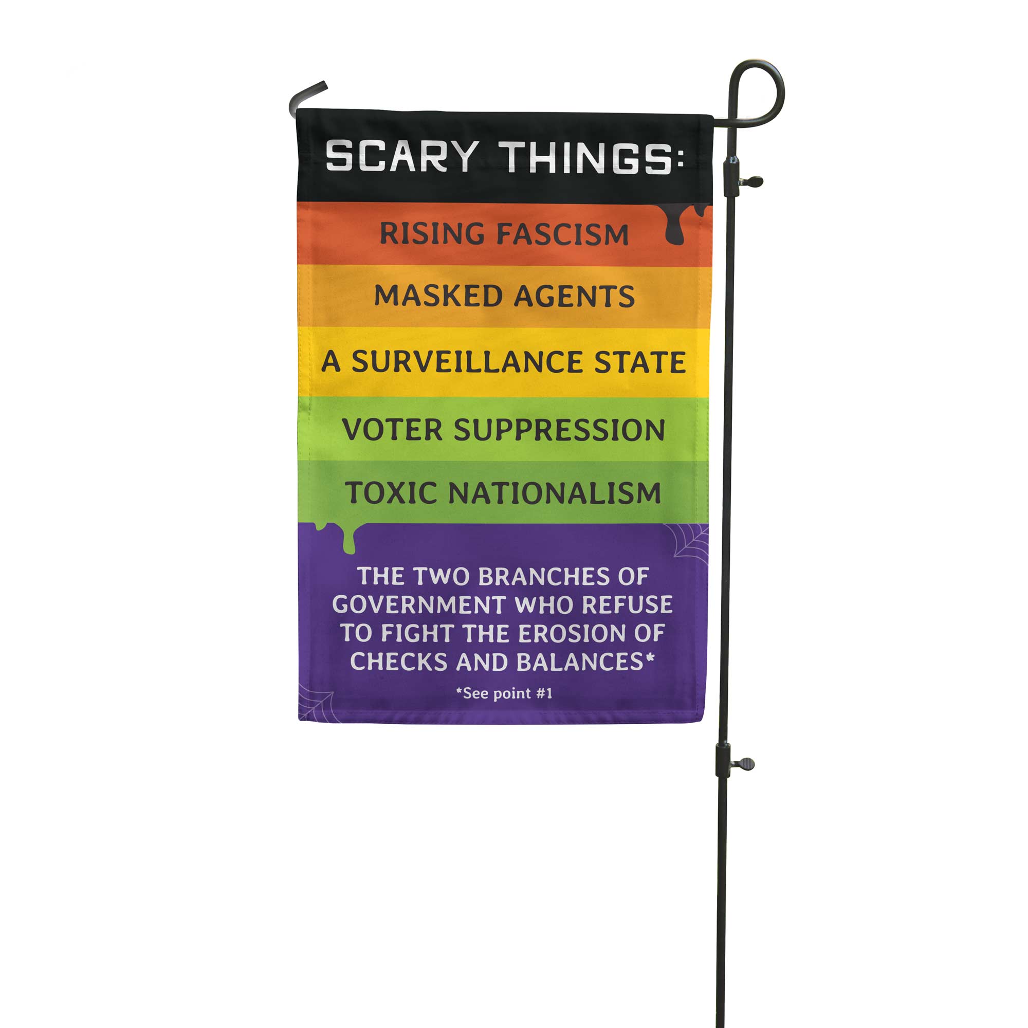 2026 "Scary Things" Garden Flag