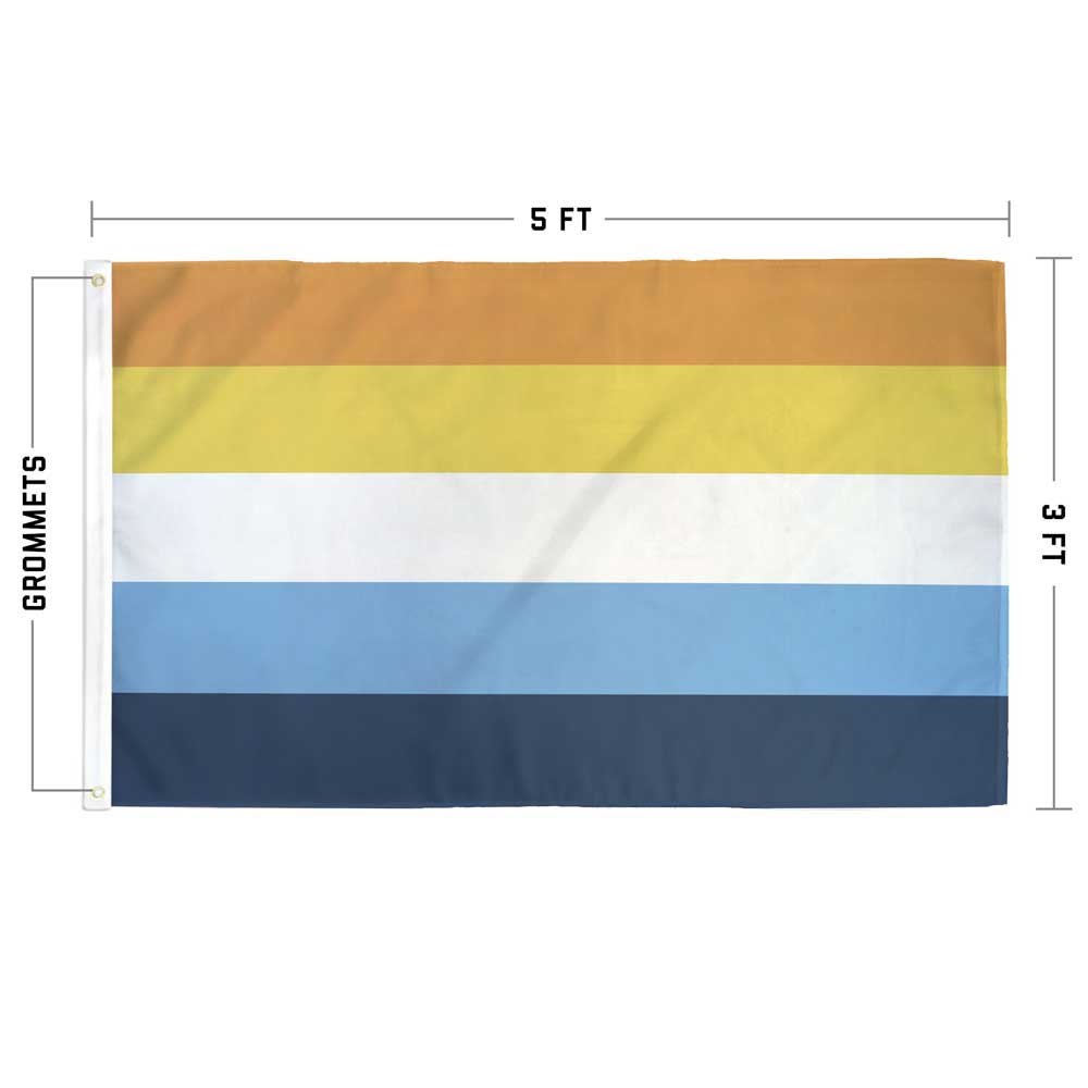 aroace pride flag featuring dimension 3x5ft