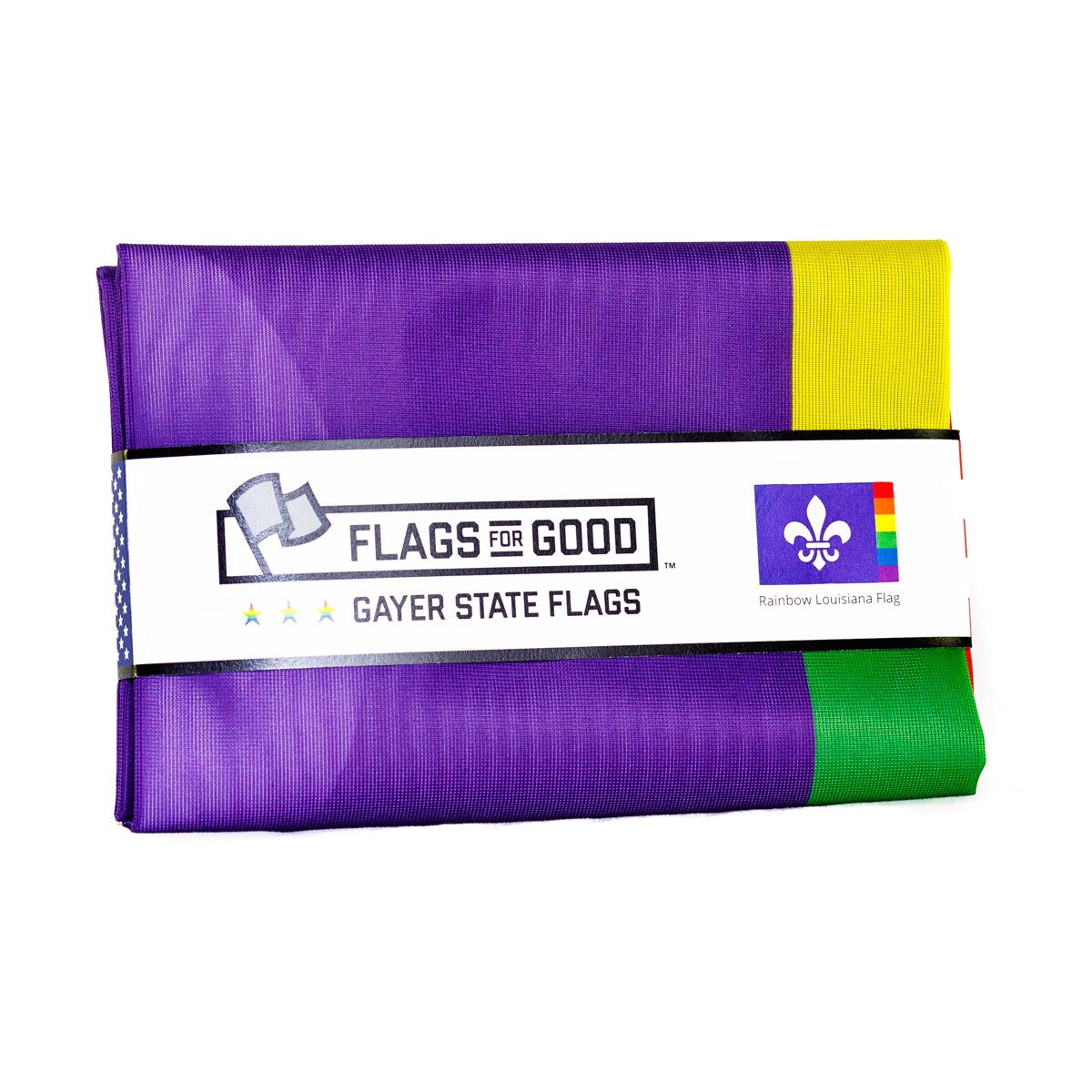 Louisiana LGBTQ+ Pride Flag