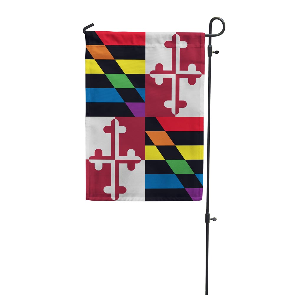Maryland LGBTQ+ Pride Garden Flag
