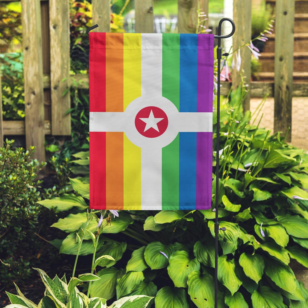 Indianapolis LGBTQ+ Pride Garden Flag