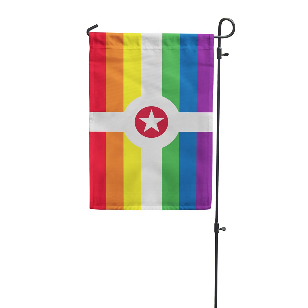 Indianapolis LGBTQ+ Pride Garden Flag